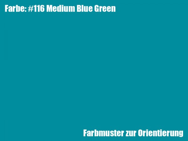 Rosco Farbfolie -Medium Blue Green #116