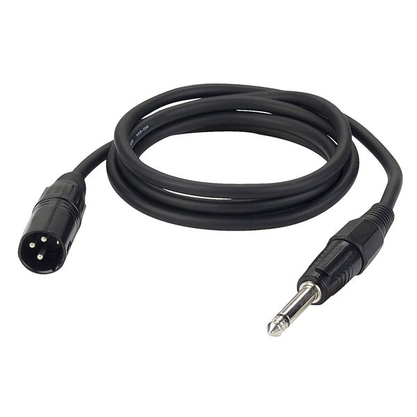 Dap Audio Kabel 1x XLR m -&gt; 1x Klinke m 6,3mm 1,5m