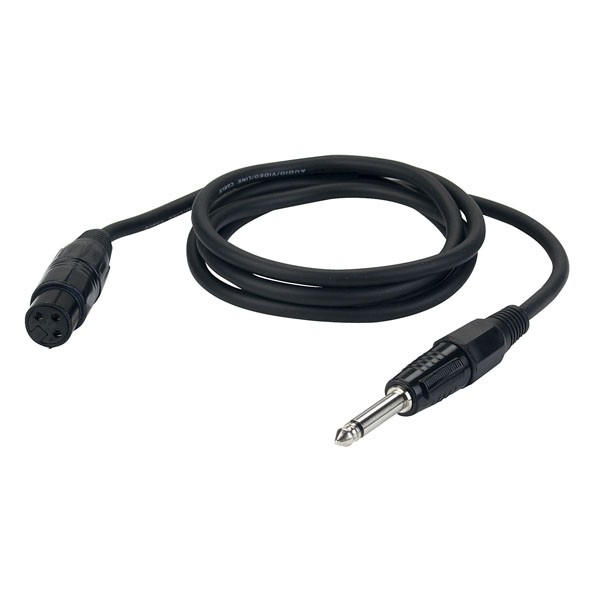 Dap Audio Kabel 1x XLR f -&gt; 1x Klinke m 6,3mm 3m