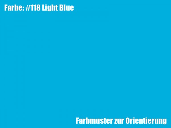Rosco Farbfolie -Light Blue #118