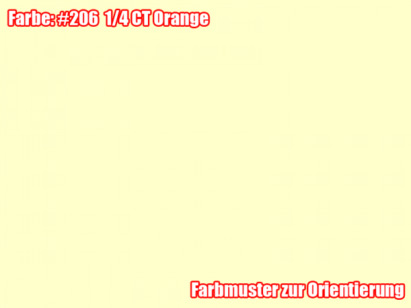 Rosco Farbfolie -1/4 CT Orange #206