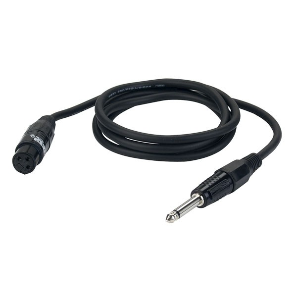 Dap Audio Kabel 1x XLR f -&gt; 1x Klinke m 6,3mm 6m